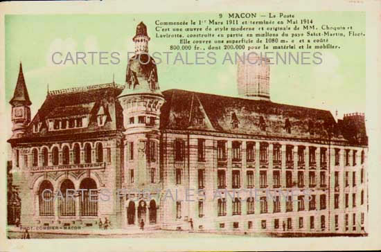 Cartes postales anciennes > CARTES POSTALES > carte postale ancienne > cartes-postales-ancienne.com Bourgogne franche comte Saone et loire Macon