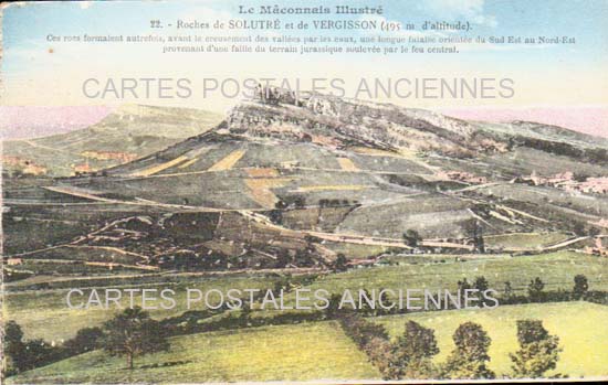 Cartes postales anciennes > CARTES POSTALES > carte postale ancienne > cartes-postales-ancienne.com Bourgogne franche comte Saone et loire Vergisson