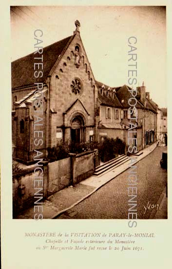 Cartes postales anciennes > CARTES POSTALES > carte postale ancienne > cartes-postales-ancienne.com Bourgogne franche comte Saone et loire Paray Le Monial