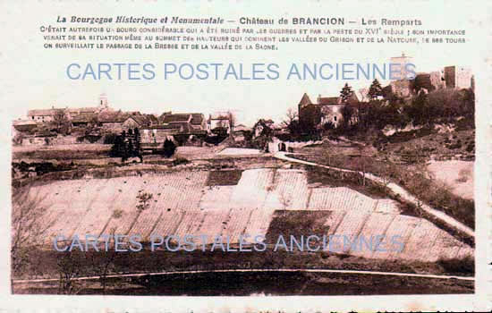 Cartes postales anciennes > CARTES POSTALES > carte postale ancienne > cartes-postales-ancienne.com Bourgogne franche comte Saone et loire La Chapelle Sous Brancion