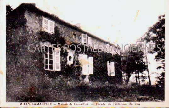 Cartes postales anciennes > CARTES POSTALES > carte postale ancienne > cartes-postales-ancienne.com Bourgogne franche comte Saone et loire Milly Lamartine