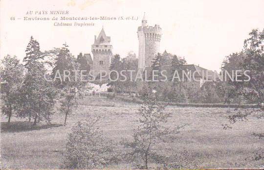 Cartes postales anciennes > CARTES POSTALES > carte postale ancienne > cartes-postales-ancienne.com Bourgogne franche comte Saone et loire Montceau Les Mines