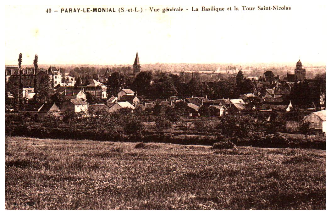 Cartes postales anciennes > CARTES POSTALES > carte postale ancienne > cartes-postales-ancienne.com Bourgogne franche comte Saone et loire Paray Le Monial