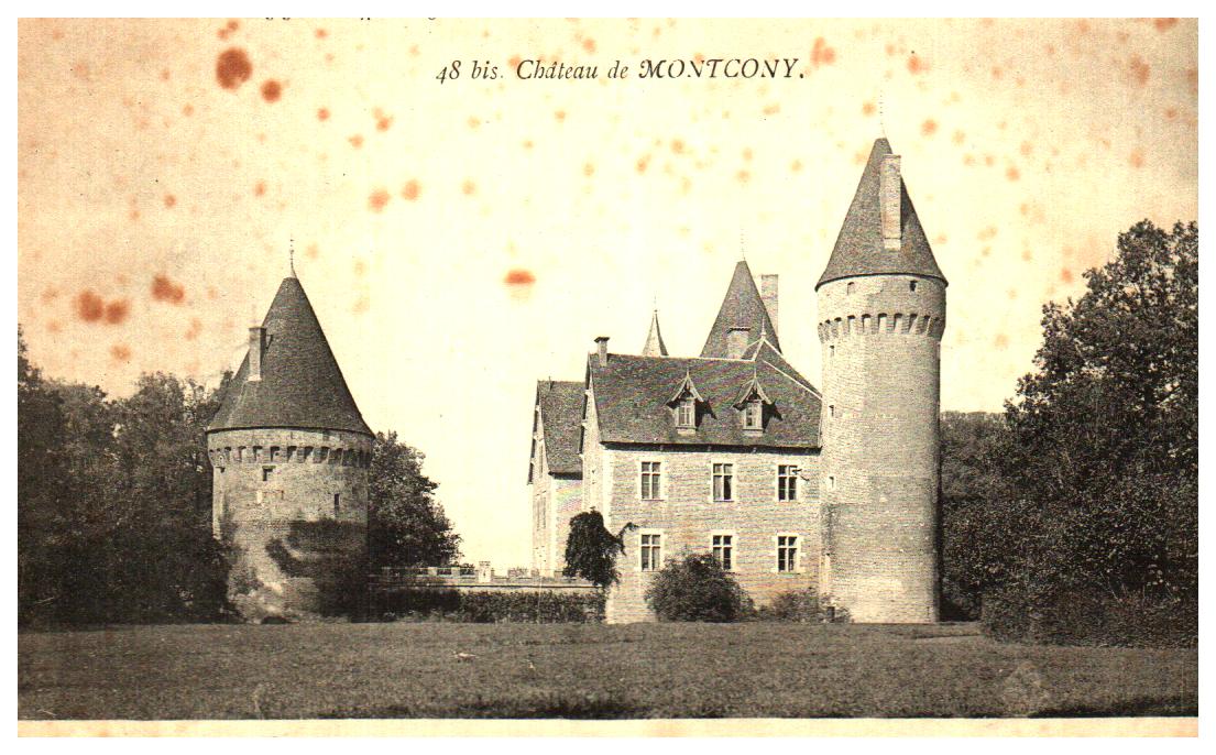 Cartes postales anciennes > CARTES POSTALES > carte postale ancienne > cartes-postales-ancienne.com Bourgogne franche comte Saone et loire Montcony