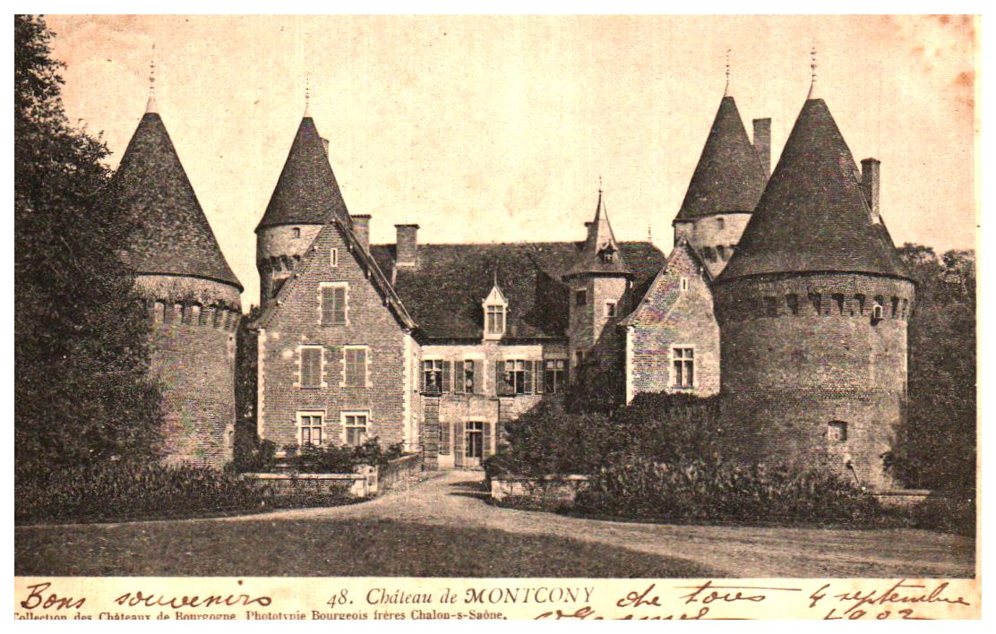 Cartes postales anciennes > CARTES POSTALES > carte postale ancienne > cartes-postales-ancienne.com Bourgogne franche comte Saone et loire Montcony