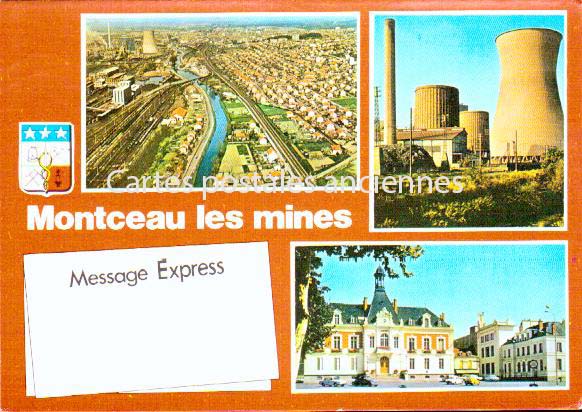 Cartes postales anciennes > CARTES POSTALES > carte postale ancienne > cartes-postales-ancienne.com Bourgogne franche comte Saone et loire Montceau Les Mines