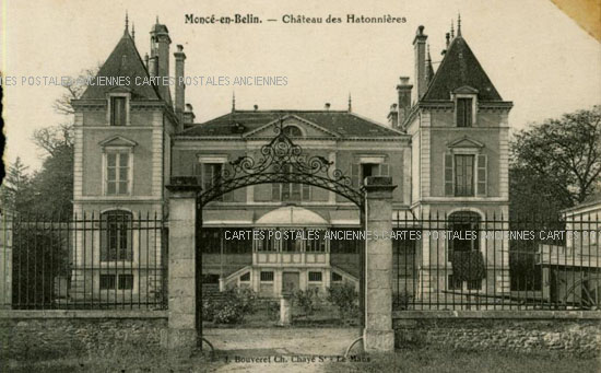 Cartes postales anciennes > CARTES POSTALES > carte postale ancienne > cartes-postales-ancienne.com Pays de la loire Sarthe Monce En Belin