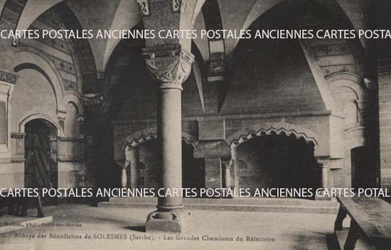 Cartes postales anciennes > CARTES POSTALES > carte postale ancienne > cartes-postales-ancienne.com Pays de la loire Sarthe Solesmes