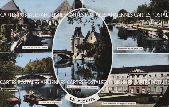 Cartes postales anciennes > CARTES POSTALES > carte postale ancienne > cartes-postales-ancienne.com Pays de la loire Sarthe La Fleche