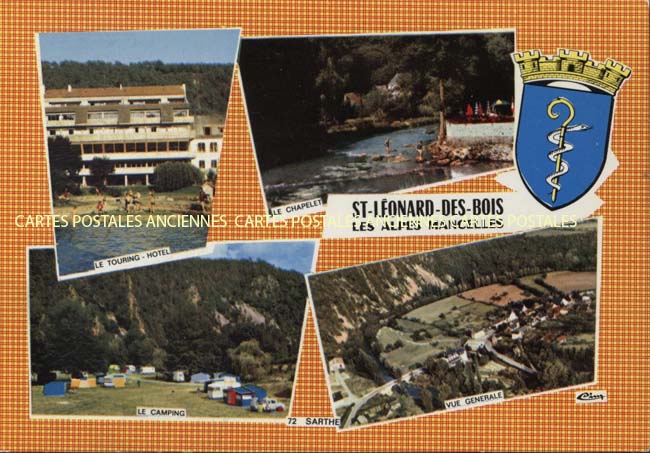 Cartes postales anciennes > CARTES POSTALES > carte postale ancienne > cartes-postales-ancienne.com Pays de la loire Sarthe Saint Leonard Des Bois