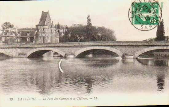 Cartes postales anciennes > CARTES POSTALES > carte postale ancienne > cartes-postales-ancienne.com Pays de la loire Sarthe La Fleche