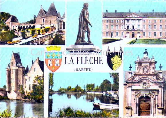 Cartes postales anciennes > CARTES POSTALES > carte postale ancienne > cartes-postales-ancienne.com Pays de la loire Sarthe La Fleche