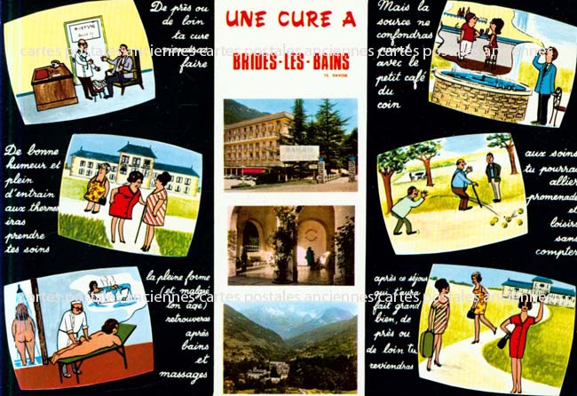 Cartes postales anciennes > CARTES POSTALES > carte postale ancienne > cartes-postales-ancienne.com Auvergne rhone alpes Savoie Brides Les Bains