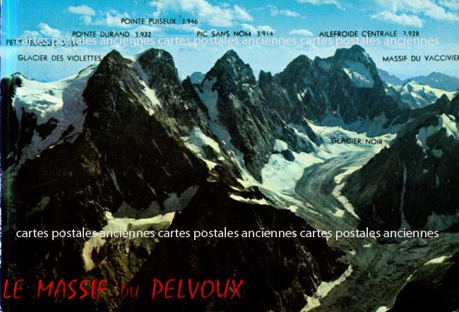 Cartes postales anciennes > CARTES POSTALES > carte postale ancienne > cartes-postales-ancienne.com Provence alpes cote d'azur Hautes alpes Pelvoux