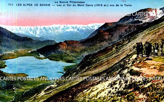 Cartes postales anciennes > CARTES POSTALES > carte postale ancienne > cartes-postales-ancienne.com Auvergne rhone alpes Savoie Lanslebourg Mont Cenis