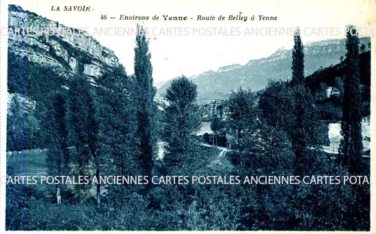 Cartes postales anciennes > CARTES POSTALES > carte postale ancienne > cartes-postales-ancienne.com Auvergne rhone alpes Savoie Yenne