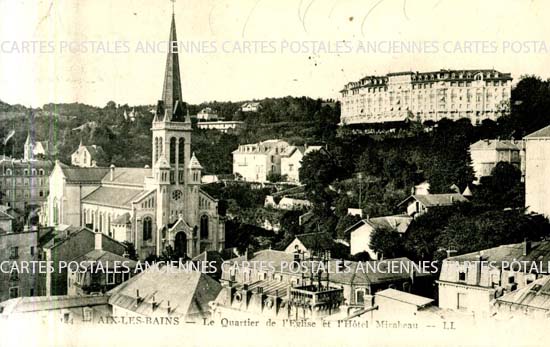 Cartes postales anciennes > CARTES POSTALES > carte postale ancienne > cartes-postales-ancienne.com Auvergne rhone alpes Savoie Aix Les Bains