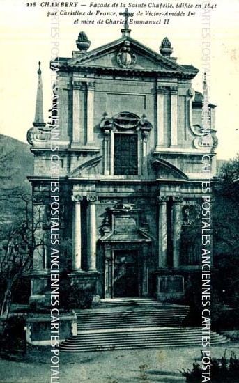 Cartes postales anciennes > CARTES POSTALES > carte postale ancienne > cartes-postales-ancienne.com Auvergne rhone alpes Savoie Chambery