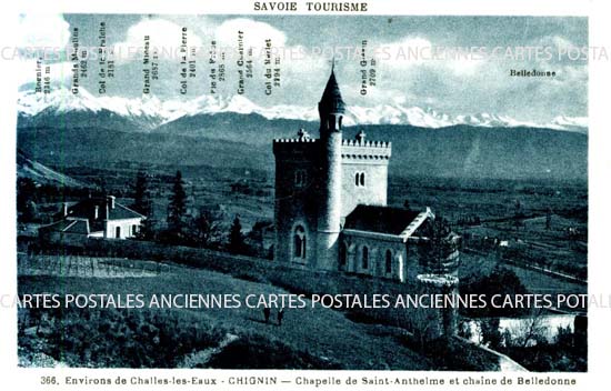 Cartes postales anciennes > CARTES POSTALES > carte postale ancienne > cartes-postales-ancienne.com Auvergne rhone alpes Savoie Chignin