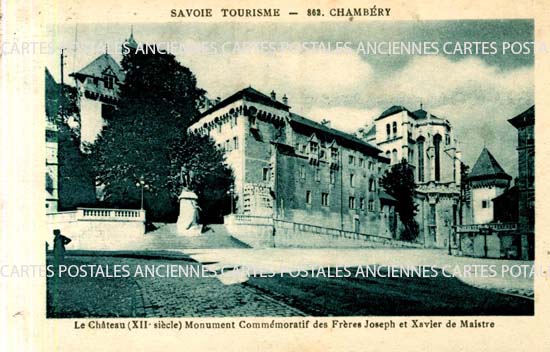 Cartes postales anciennes > CARTES POSTALES > carte postale ancienne > cartes-postales-ancienne.com Auvergne rhone alpes Savoie Chambery