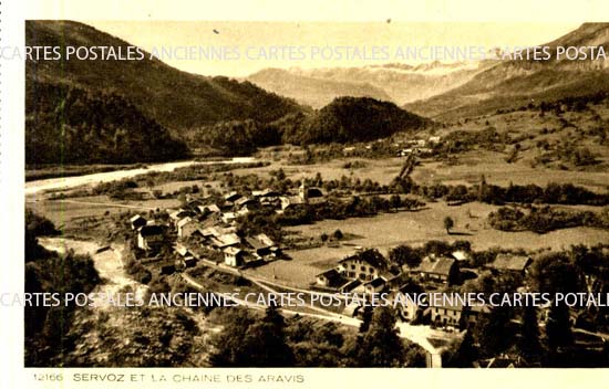 Cartes postales anciennes > CARTES POSTALES > carte postale ancienne > cartes-postales-ancienne.com Auvergne rhone alpes Haute savoie Servoz