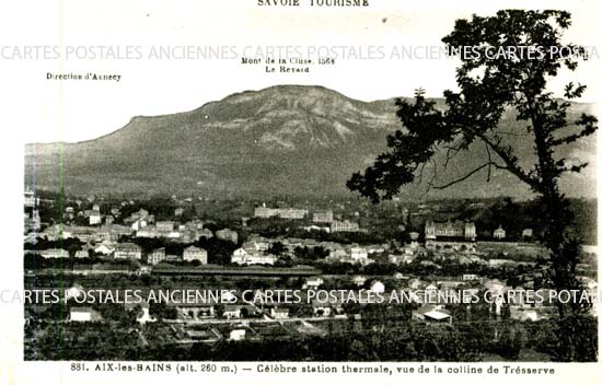 Cartes postales anciennes > CARTES POSTALES > carte postale ancienne > cartes-postales-ancienne.com Auvergne rhone alpes Savoie Aix Les Bains