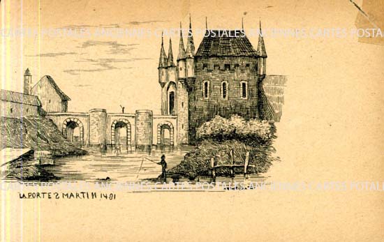 Cartes postales anciennes > CARTES POSTALES > carte postale ancienne > cartes-postales-ancienne.com Illustrateur Divers Saint Martin De La Porte