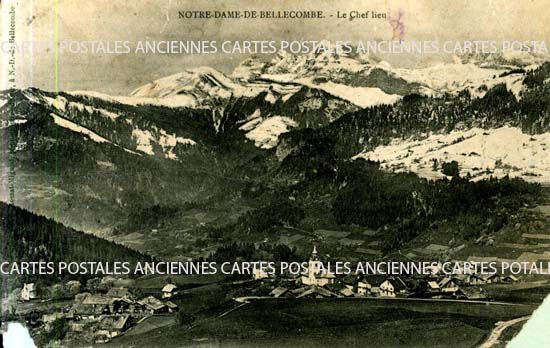 Cartes postales anciennes > CARTES POSTALES > carte postale ancienne > cartes-postales-ancienne.com Auvergne rhone alpes Savoie Notre Dame De Bellecombe