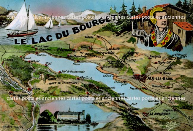 Cartes postales anciennes > CARTES POSTALES > carte postale ancienne > cartes-postales-ancienne.com Auvergne rhone alpes Savoie Aix Les Bains