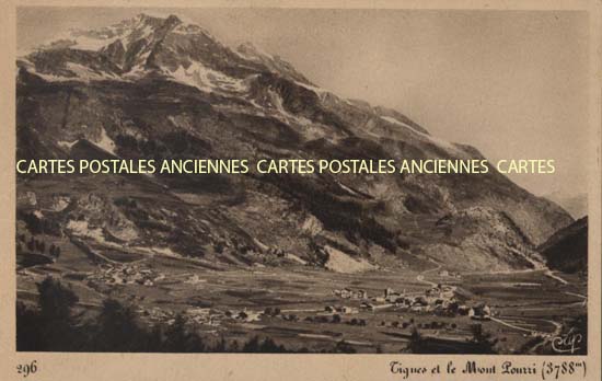 Cartes postales anciennes > CARTES POSTALES > carte postale ancienne > cartes-postales-ancienne.com Auvergne rhone alpes Savoie Tignes