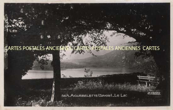 Cartes postales anciennes > CARTES POSTALES > carte postale ancienne > cartes-postales-ancienne.com Auvergne rhone alpes Savoie Aiguebelette Le Lac