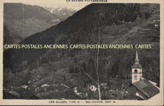 Cartes postales anciennes > CARTES POSTALES > carte postale ancienne > cartes-postales-ancienne.com Auvergne rhone alpes Savoie Les Allues