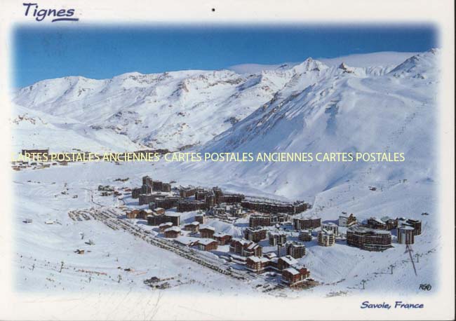 Cartes postales anciennes > CARTES POSTALES > carte postale ancienne > cartes-postales-ancienne.com Auvergne rhone alpes Savoie Tignes