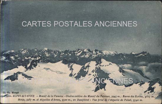 Cartes postales anciennes > CARTES POSTALES > carte postale ancienne > cartes-postales-ancienne.com Auvergne rhone alpes Savoie Pralognan La Vanoise