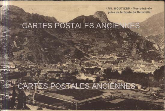 Cartes postales anciennes > CARTES POSTALES > carte postale ancienne > cartes-postales-ancienne.com Auvergne rhone alpes Savoie Moutiers