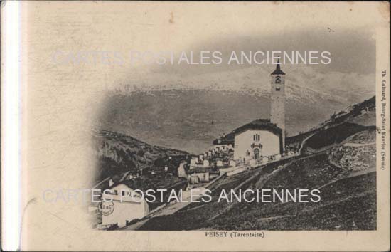 Cartes postales anciennes > CARTES POSTALES > carte postale ancienne > cartes-postales-ancienne.com Auvergne rhone alpes Savoie Peisey Nancroix