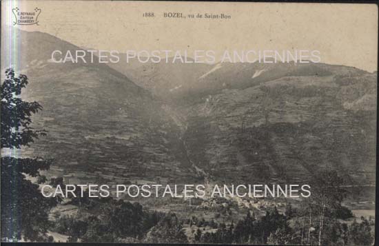 Cartes postales anciennes > CARTES POSTALES > carte postale ancienne > cartes-postales-ancienne.com Auvergne rhone alpes Savoie Bozel