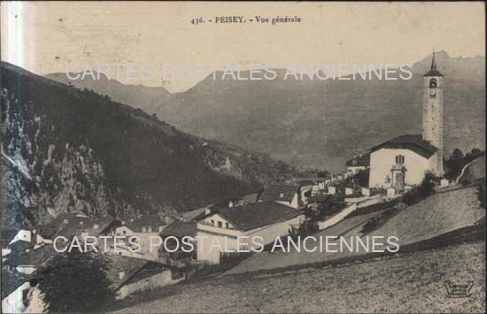 Cartes postales anciennes > CARTES POSTALES > carte postale ancienne > cartes-postales-ancienne.com Auvergne rhone alpes Savoie Peisey Nancroix