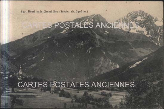 Cartes postales anciennes > CARTES POSTALES > carte postale ancienne > cartes-postales-ancienne.com Auvergne rhone alpes Savoie Bozel