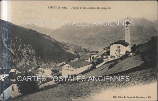 Cartes postales anciennes > CARTES POSTALES > carte postale ancienne > cartes-postales-ancienne.com Auvergne rhone alpes Savoie Peisey Nancroix