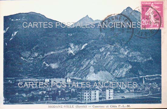 Cartes postales anciennes > CARTES POSTALES > carte postale ancienne > cartes-postales-ancienne.com Auvergne rhone alpes Savoie Modane