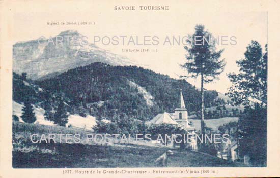 Cartes postales anciennes > CARTES POSTALES > carte postale ancienne > cartes-postales-ancienne.com Auvergne rhone alpes Savoie Entremont Le Vieux