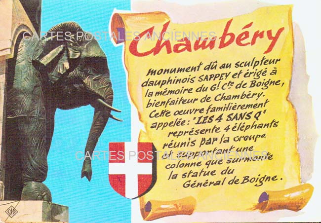 Cartes postales anciennes > CARTES POSTALES > carte postale ancienne > cartes-postales-ancienne.com Auvergne rhone alpes Savoie Chambery