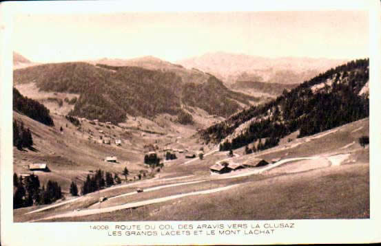 Cartes postales anciennes > CARTES POSTALES > carte postale ancienne > cartes-postales-ancienne.com Haute savoie  La Clusaz