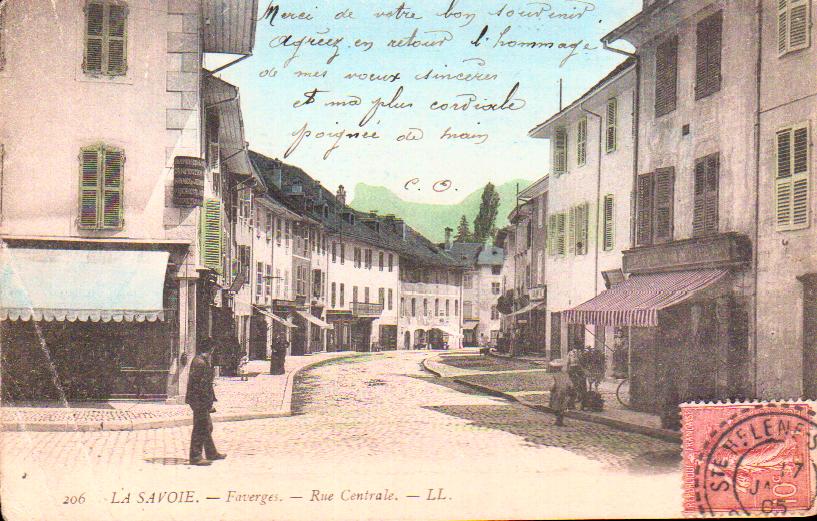 Cartes postales anciennes > CARTES POSTALES > carte postale ancienne > cartes-postales-ancienne.com Auvergne rhone alpes Haute savoie Faverges