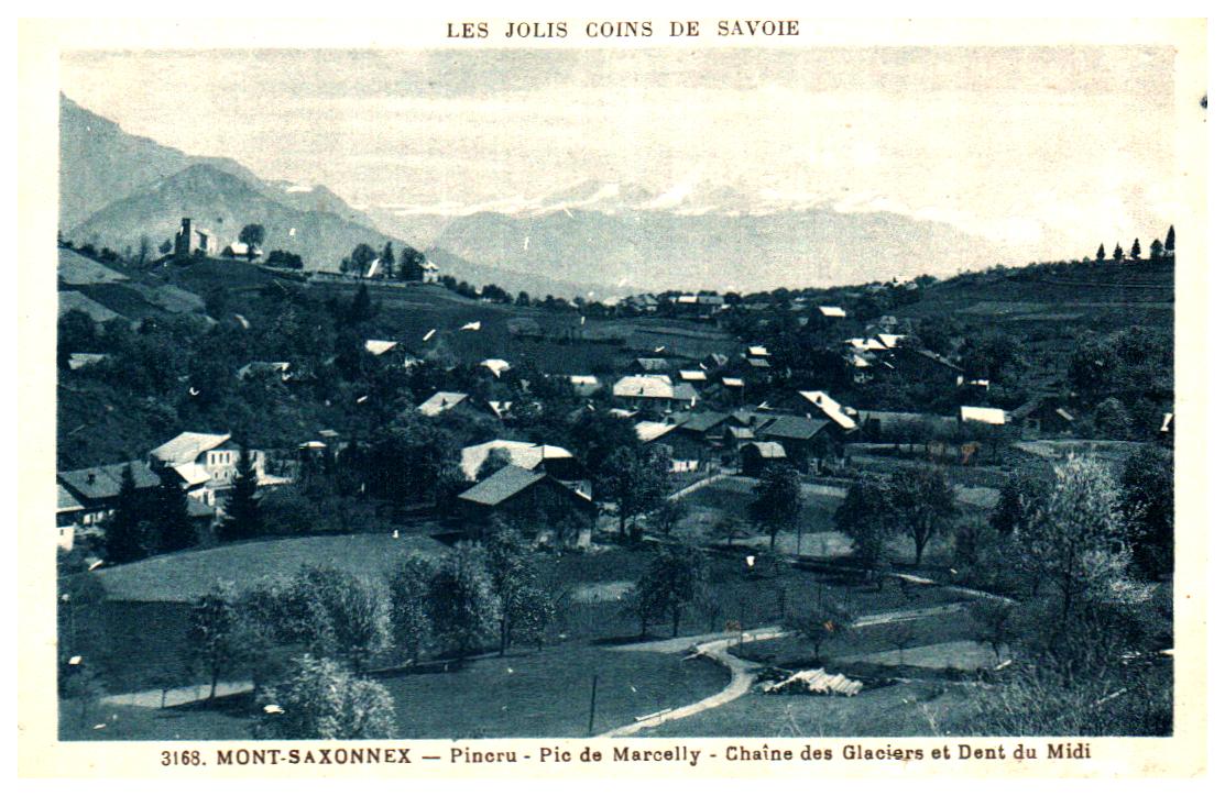 Cartes postales anciennes > CARTES POSTALES > carte postale ancienne > cartes-postales-ancienne.com Auvergne rhone alpes Haute savoie Mont Saxonnex