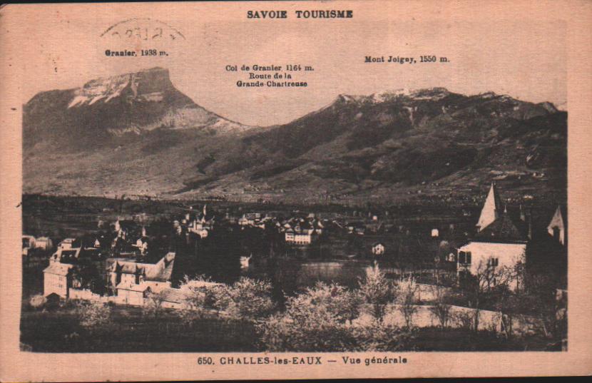 Cartes postales anciennes > CARTES POSTALES > carte postale ancienne > cartes-postales-ancienne.com Auvergne rhone alpes Savoie Challes Les Eaux