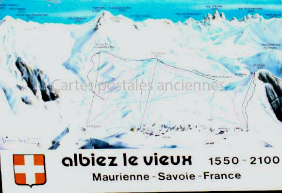 Cartes postales anciennes > CARTES POSTALES > carte postale ancienne > cartes-postales-ancienne.com Auvergne rhone alpes Savoie Albiez Le Jeune