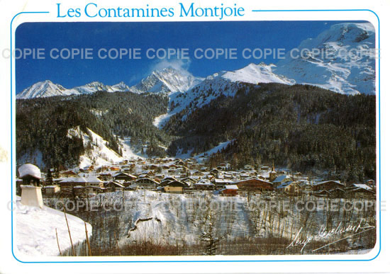 Cartes postales anciennes > CARTES POSTALES > carte postale ancienne > cartes-postales-ancienne.com Haute savoie  Les Contamines Montjoie