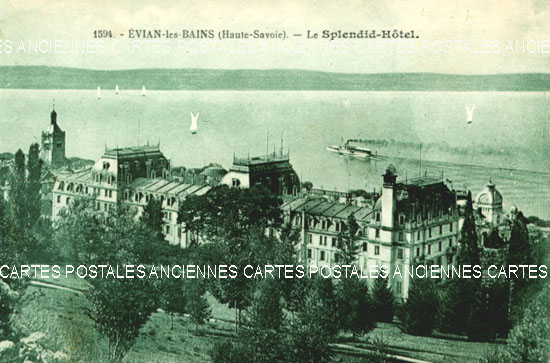 Cartes postales anciennes > CARTES POSTALES > carte postale ancienne > cartes-postales-ancienne.com Haute savoie  Evian Les Bains
